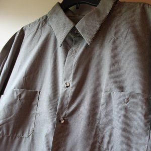 Men's 4XL Dress shirt checkered